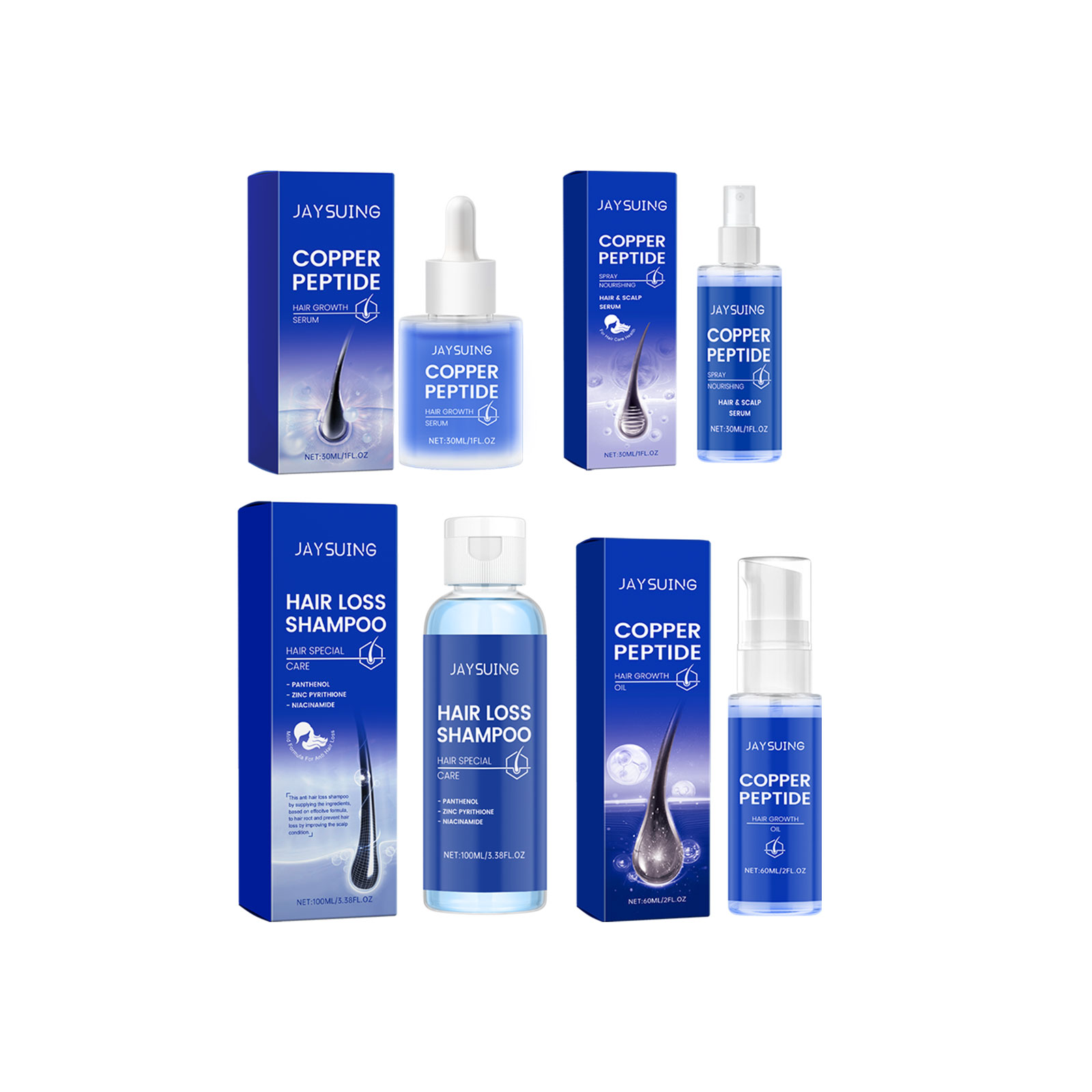 Champú con péptido de cobre, s - Hair Care Set reseña y precio