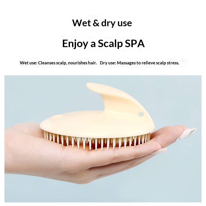 Cepillo de silicona para champ - Hair Care Dandruff reseña y precio